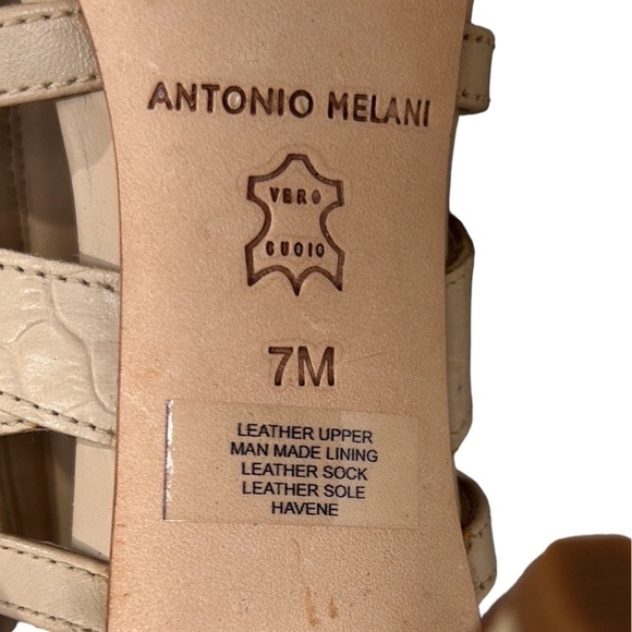 Antonio Melani Women’s Heels Havene New Nude Zip Stilettos Size-7 EUC - Picture 8 of 8
